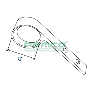 Giá Đỡ Tay Vịn <span class=keywords><strong>Ss</strong></span> Thiết Kế Hiện Đại Giá Đỡ Tay Vịn Bằng Thép Không Gỉ Giá Đỡ Gắn Tường - Product Image 2