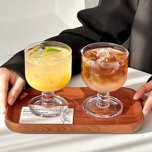 Verre à boire haut de gamme vintage <span class=keywords><strong>français</strong></span> pour jus, eau, desserts, cocktails – Idéal pour la maison, les cafés, les restaurants, les fêtes, les cadeaux et l'usage quotidien - Product Image 4