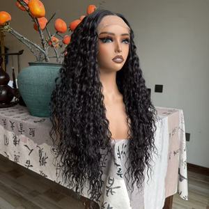 Parrucche Lace Front 6*13 con Onde Profonde e Riccioli, Capelli Sintetici Lunghi, Biondo e Castano, di Lusso Premium per Donne - Product Image 5
