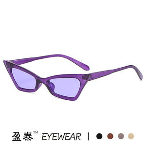 แว่นกันแดดทรงแคทอายสีดำ UV400 แฟชั่นสำหรับผู้หญิง - Product Image 3