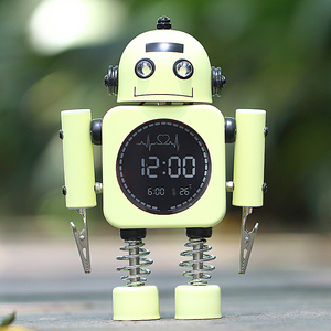 Robot LED sveglia digitale elettronica automaton temperatura orologio <span class=keywords><strong>da</strong></span> tavolo android camera <span class=keywords><strong>da</strong></span> letto arte 3d orologi <span class=keywords><strong>da</strong></span> tavolo moderni horloges - Product Image 6