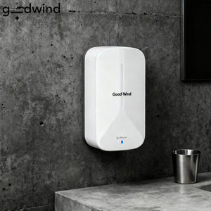 Dispenser di Sapone per Bagno, Erogatore di Gel Doccia, Dispenser di Detersivo per Piatti da Cucina con Contenitore Senza Foratura per Bagni Pubblici - Product Image 1