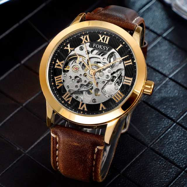 Fashion OEM Private Label High Quality Vintage Custom Logo Wholesale Men Wrist Automatic Male Luxury Mechanical Watch for Men