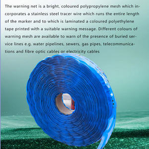 Nastro di sicurezza per tubi magnetici rilevabili in sotterraneo nastro di sicurezza resistente alle intemperie nastro di segnalazione resistente all'acqua - Product Image 4