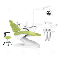 Chaise de dentiste ergonomique de fabricant de la Chine, fauteuil dentaire de luxe, unité personnalisée de fauteuil dentaire de luxe, ensemble complet d'électricité