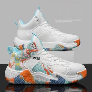 Chaussures de <span class=keywords><strong>basket</strong></span>-ball plates tendance en gros <span class=keywords><strong>pour</strong></span> hommes, chaussures de <span class=keywords><strong>basket</strong></span>-ball de style extérieur à semelle en caoutchouc, fabrication de chaussures de sport - Product Image 3