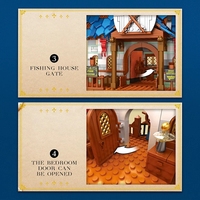 Reobrix 66007 Tienda de Pesca de la Ciudad Medieval, Escena Retro, Modelo de Casa, Ladrillos de Plástico, Juguetes de Arquitectura, 2450 Piezas, Sets de Bloques de Construcción