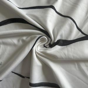 Moire in chải lại Poly-Spandex đơn Jersey vải - Product Image 4