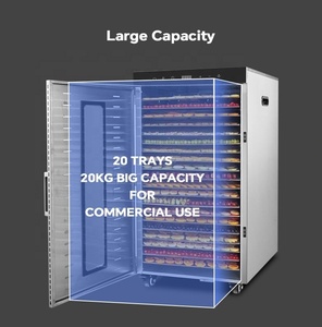 Giá bán buôn OEM thương mại công suất lớn 20 khay thực phẩm <span class=keywords><strong>dehydrator</strong></span> thép không gỉ Rau Máy sấy nhà sản xuất - Product Image 3