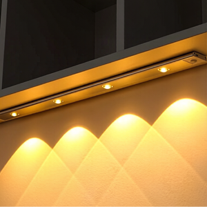 Smart <b>Sensor</b> Under Cabinet <b>Light</b> LED Night <b>Light</b> Easy Installation <b>Indoor</b> Home Lighting For Bedroom Wardrobe Kitchen - Product Image 5