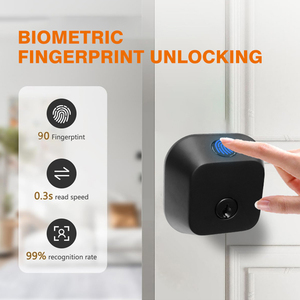 <span class=keywords><strong>Deadbolt</strong></span> ổ khóa chết Bolt an ninh cửa vân tay ứng dụng điện Key Locker ngón tay in duy nhất chốt khóa thông minh - Product Image 3