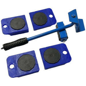 <span class=keywords><strong>Roulettes</strong></span> en acier ABS robuste Appareil de meubles portable curseur mobile 5 pièces Ensemble d'outils mobiles Lifter Move Lifting System - Product Image 1