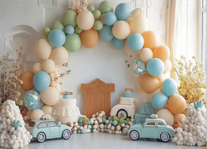 Sfondo 5x7ft per Festa <span class=keywords><strong>di</strong></span> <span class=keywords><strong>Compleanno</strong></span> <span class=keywords><strong>Bambini</strong></span>, Sfondo per il Primo <span class=keywords><strong>Compleanno</strong></span> <span class=keywords><strong>di</strong></span> Bambina o Bambino - Product Image 5