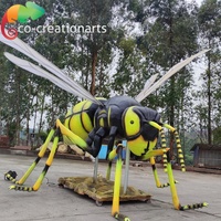 Exposition sur le thème des insectes, modèle animal 3D, simulation d'abeille