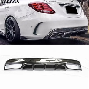 ลิ้นกันชนหลังคาร์บอนไฟเบอร์ทรง FD สำหรับ W205 C-Class - Product Image 1