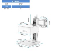 Máquina de Grabado Neumática KUNTAI KT-PS04 300x200mm, Nueva, para Marcado de Placas de Identificación en Metal, Aluminio, Acero, Hierro, Motor de Núcleo