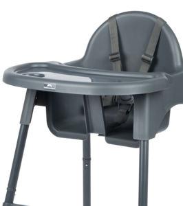 Silla Alta de Acero Inoxidable Bebeconfort Meely, Color Gris Oscuro, Moderna y Multifuncional para Bebés de 6 Meses a 3 Años - Product Image 6