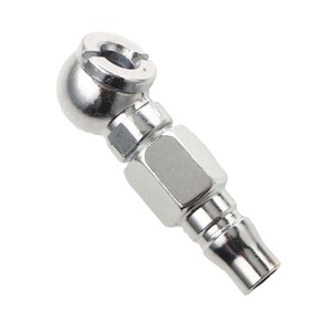 Tire Inflator Metal Manual Air Pump For Motorcycle Bicycle Electric Vehicle 68mm Length Grey - Product Image 4