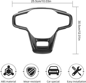 LUMA 4x4 accesorios cubierta del volante superposiciones embellecedoras protectoras para Ford <span class=keywords><strong>Bronco</strong></span> 2021 2022 2023 2024 2/4 puerta - Product Image 6