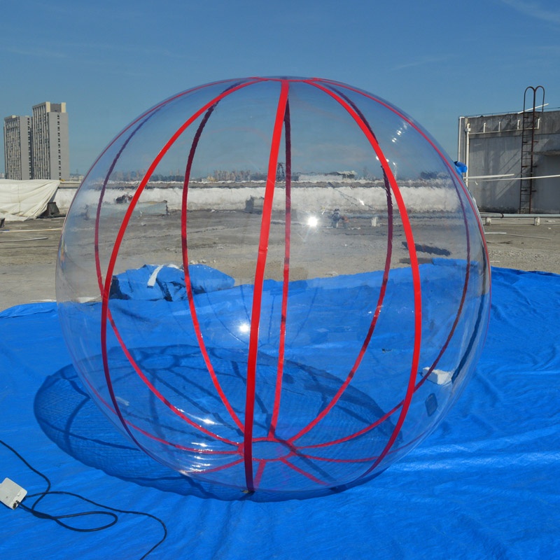 Красные полоски, ПВХ водные шары для надувного бассейна