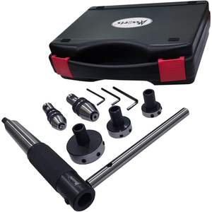 MT1 Lathe Tailstock Die Holder Set Tapping <b>Reaming</b> Threading Steel HSS Material Straight Flute Type Thread Cutting <b>Tools</b> - Product Image 2