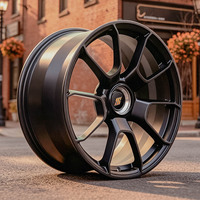 Ventes directes d'usine SRD, jantes forgées en alliage d'aluminium bronze de haute qualité 5x112 5x120 5x130 PCD pour Porsche