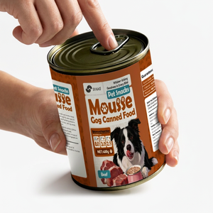 wholesale Wet Food 400g Mousse Wet Food <b>Chicken</b> Salmon Tuna Flavor Pet Treats Cat Dog <b>Canned</b> Food For Cats and Dogs - Product Image 1