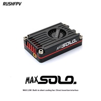 RUSHFPV MAX SOLO 2.5W haute puissance VTX 48CH transmetteur vidéo CNC coque en plastique pour RC FPV longue portée Drone à voilure fixe