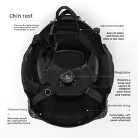 Casque en fibre de carbone FAST - Durable, robuste, respirant et léger pour le cyclisme, le VTT et le gaming CS - Fabriqué en Chine