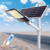 Farola Solar para Exteriores de 300W 500W con Múltiples Chips LED, Amplio Alcance de Iluminación, Carcasa de Aluminio, IP65, Control Remoto, Carga Automática, Clásica