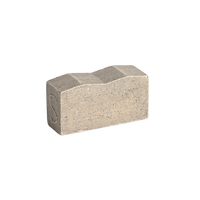 Segment diamanté pour lame de scie circulaire, grande taille de 1200 mm à 3000 mm, pour lames simples et multiples