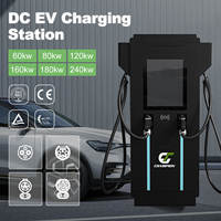 Nuevo Producto, Carga Súper Rápida de CC, 250 A, 240 kW, 320 kW, Cargador de Vehículos Eléctricos, Estación de Carga para Vehículos Eléctricos