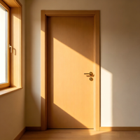 Porte de chambre en bois de qualité à prix abordable, structure stable. Personnalisation flexible pour l'utilisation résidentielle et en logement locatif.
