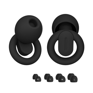 Bouchons d'oreilles en silicone personnalisés avec logo, 4 tailles, protection auditive, réduction du bruit pour le tir, vente en gros, pour le sommeil - Product Image 1
