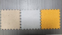 Klebefreie Snap-Lock PVC Industriebodenfliesen Grau Orange Beige Mehrfarbig Ineinandergreifende Bodenbeläge