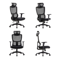 Chaise de bureau en maille en gros pour le bureau, chaise pivotante de bureau, chaise ergonomique, sillas de oficina, équipement de bureau