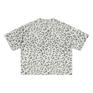 2026 New Summer American Retro Unisex <b>Leopard</b> <b>Print</b> <b>Shirt</b> Short Sleeve Crewneck Boxy Fit 240 Gsm 60% Cotton 40% Polyester <b>Shirts</b> - Product Image 3