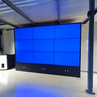 Écran d'assemblage de panneaux LCD sans soudure de qualité industrielle, 55 pieds, 3,5 mm - 0,88 mm, pour moniteur de surveillance industriel