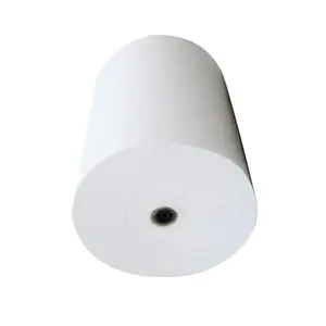 Vente chaude directe d'usine rouleau de papier de matière première de papier d'artisanat enduit de pe de base simple face pour le ventilateur de tasse