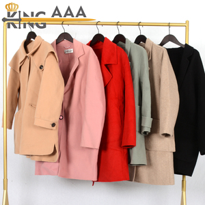 Mantel Wol Wanita Musim Dingin Pakaian Bekas Harga Terjangkau Pakaian Wol Bekas untuk Wanita - Product Image 2