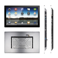Ipc intégré Vesa Mount Vandal étanche Ip65 écran tactile industriel tout en un Android Poe panneau industriel Pc lecteur Rfid