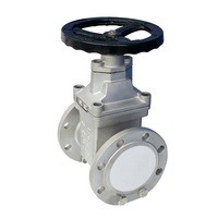 Válvula de Compuerta Deslizante Manual de Acero Inoxidable SS304 Tipo Enchufe con Sello Suave Modelo Z45X-10P PN16 DN400