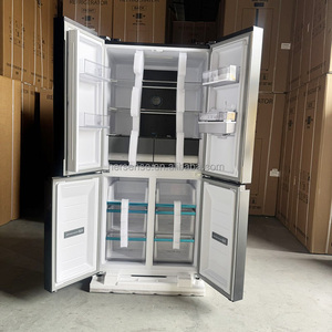 Mk632 33 Inch Black Cross Door <b>Refrigerator</b> With Matte Finish Water Dispenser and Child Lock for Europe Market Home Use Child Sa - Product Image 5