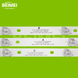 Tira de luces LED para TV <span class=keywords><strong>AKAI</strong></span> de 55 ", LED tira de luz, para TV <span class=keywords><strong>AKAI</strong></span> de 55" AKTV551 4A + 2B + 4Cpieces/set, 1 unidad, 1 unidad - Product Image 4