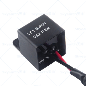 Relais <span class=keywords><strong>clignotant</strong></span> LED pour <span class=keywords><strong>moto</strong></span> LF1-S-PIN 12V 150W, adaptateur de contrôleur électronique 2 broches pour correction du clignotement rapide des clignotants - Product Image 3