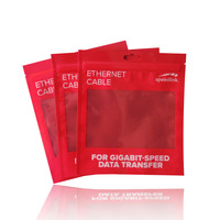 Pochette en plastique poly zip-lock imprimée personnalisée au détail Sac d'emballage pour câble de chargement USB pour chargeur en Mylar pour supermarché