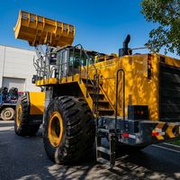 Frontlader LW1200KN Baumaschine für Hafen- und Lagerarbeiten zur Stapelung von Schüttgütern