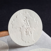 Autocollants en carton personnalisés à gratter avec effet de texture en relief pour étiquettes de fermeture d'emballages, artisanat et utilisation pour bougies