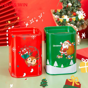 2025 Venta caliente Juego de papelería de Navidad Caja de <span class=keywords><strong>dinero</strong></span> de metal Caja de ahorro de <span class=keywords><strong>dinero</strong></span> en forma de rectángulo lindo de dibujos animados - Product Image 1