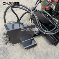 Tout nouveau accessoire de meuleuse de souche pour mini chargeuse compacte mini chargeuse de souche